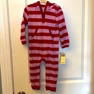 BNWT Leveret Coverall, 18-24m baby/toddler, magenta/mauve